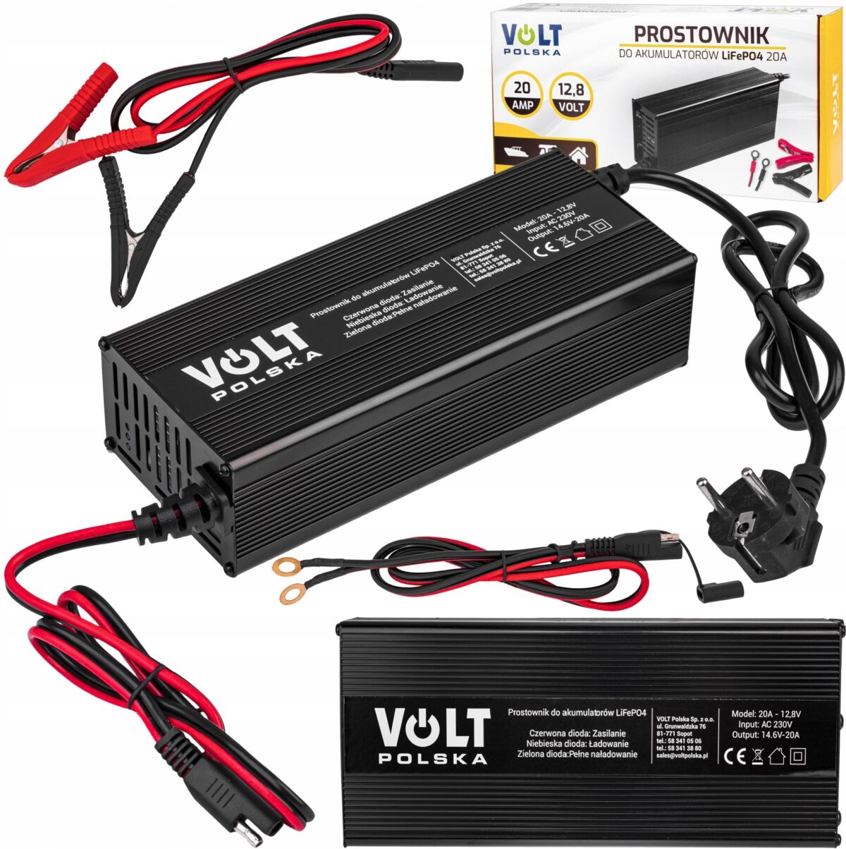 Зарядний пристрій для LiFePO4 акумуляторів Volt Polska 20A 6PRLIFE20A
