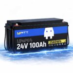 LiFePO4 акумулятор WattCycle 24V 100Ah батарея з BMS 100А IP65