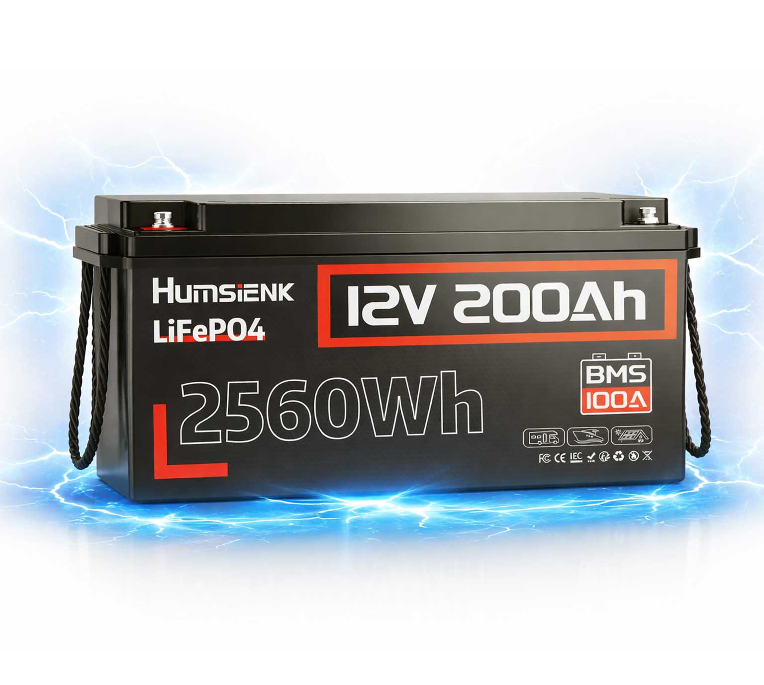 AkumH200_3 Humsienk 12V 200Ah 100A BMS LiFePO4 – акумулятор нового покоління для найвибагливіших користувачів