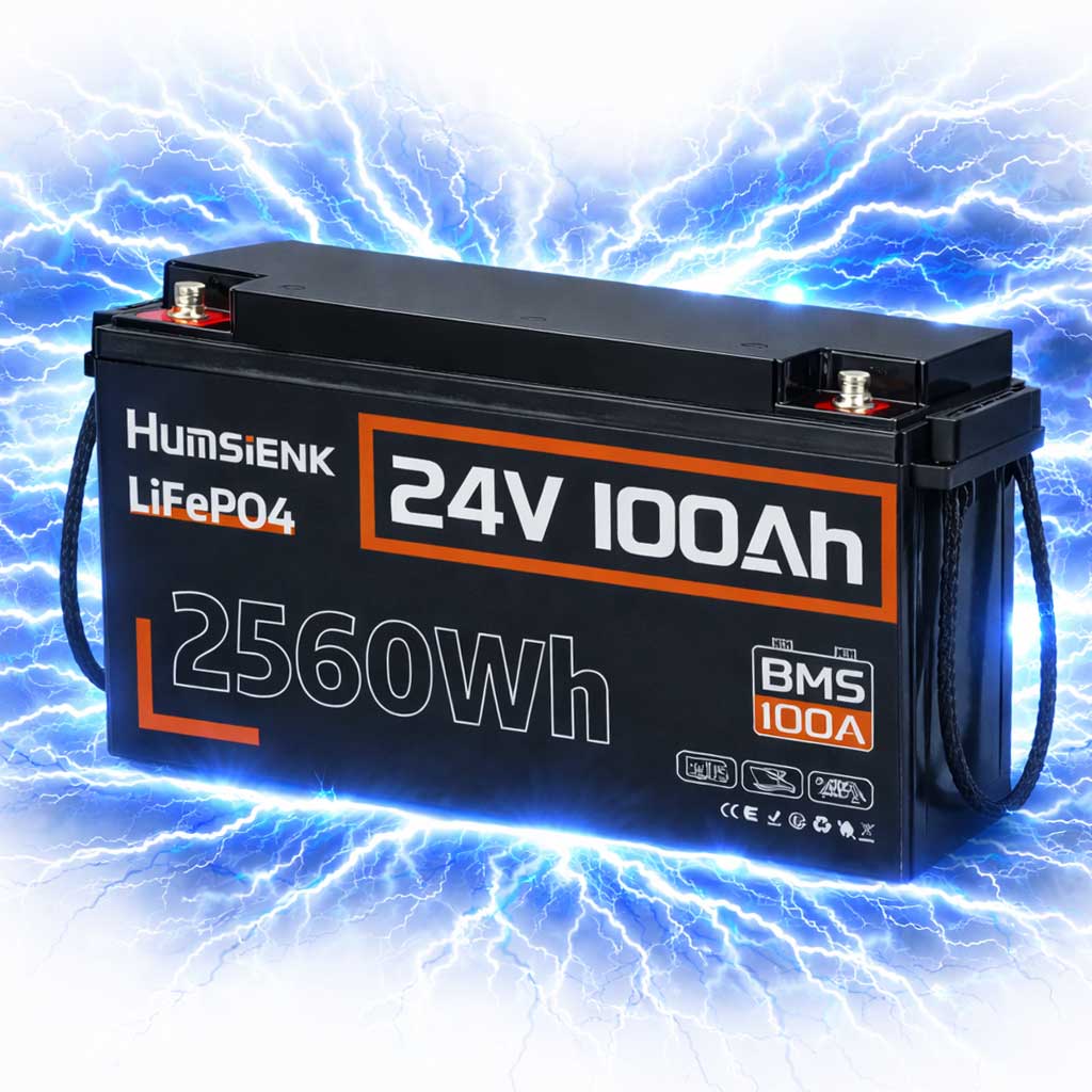 akumH_100_1 Літієвий акумулятор Humsienk LiFePO4 24V 100Ah з BMS HS24V100AH100