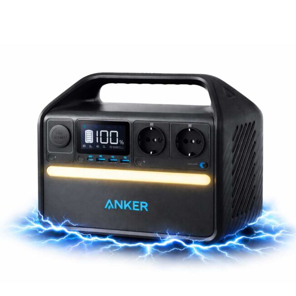 Зарядна станція LiFePO4З Anker 535 PowerHouse 512Wh 500W EU A1750311
