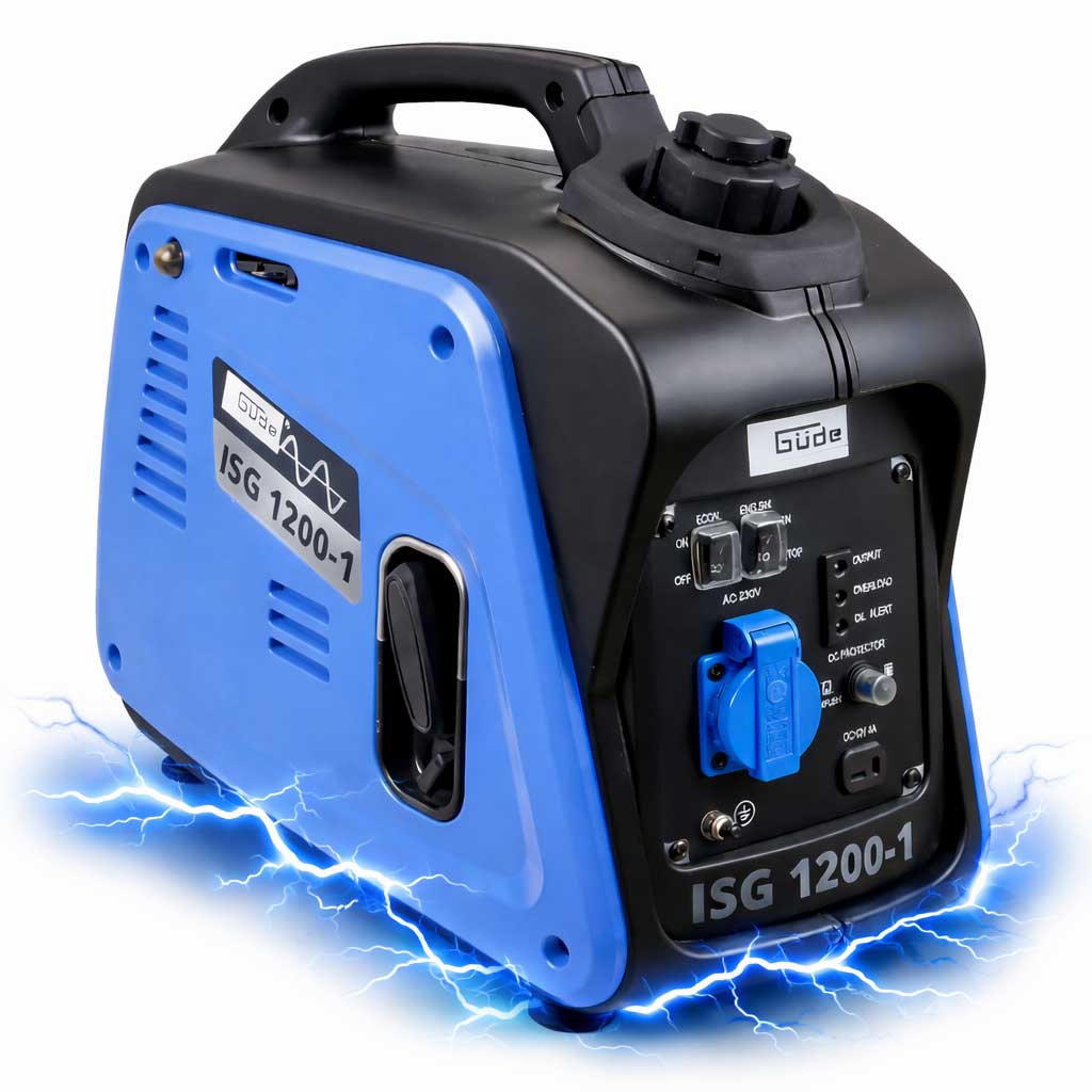 gengudo2 Портативний інверторний генератор GÜDE ISG 1200-1 1.8 PS бензиновий