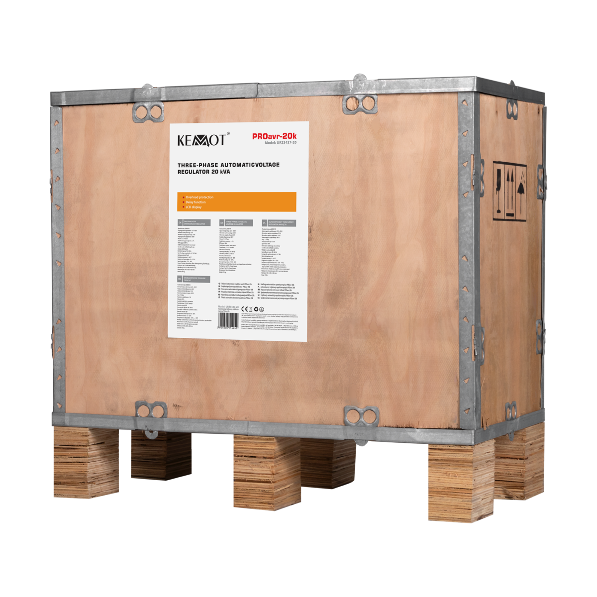 Автоматичний трифазний стабілізатор напруги KEMOT PROavr-20k - Зображення 6