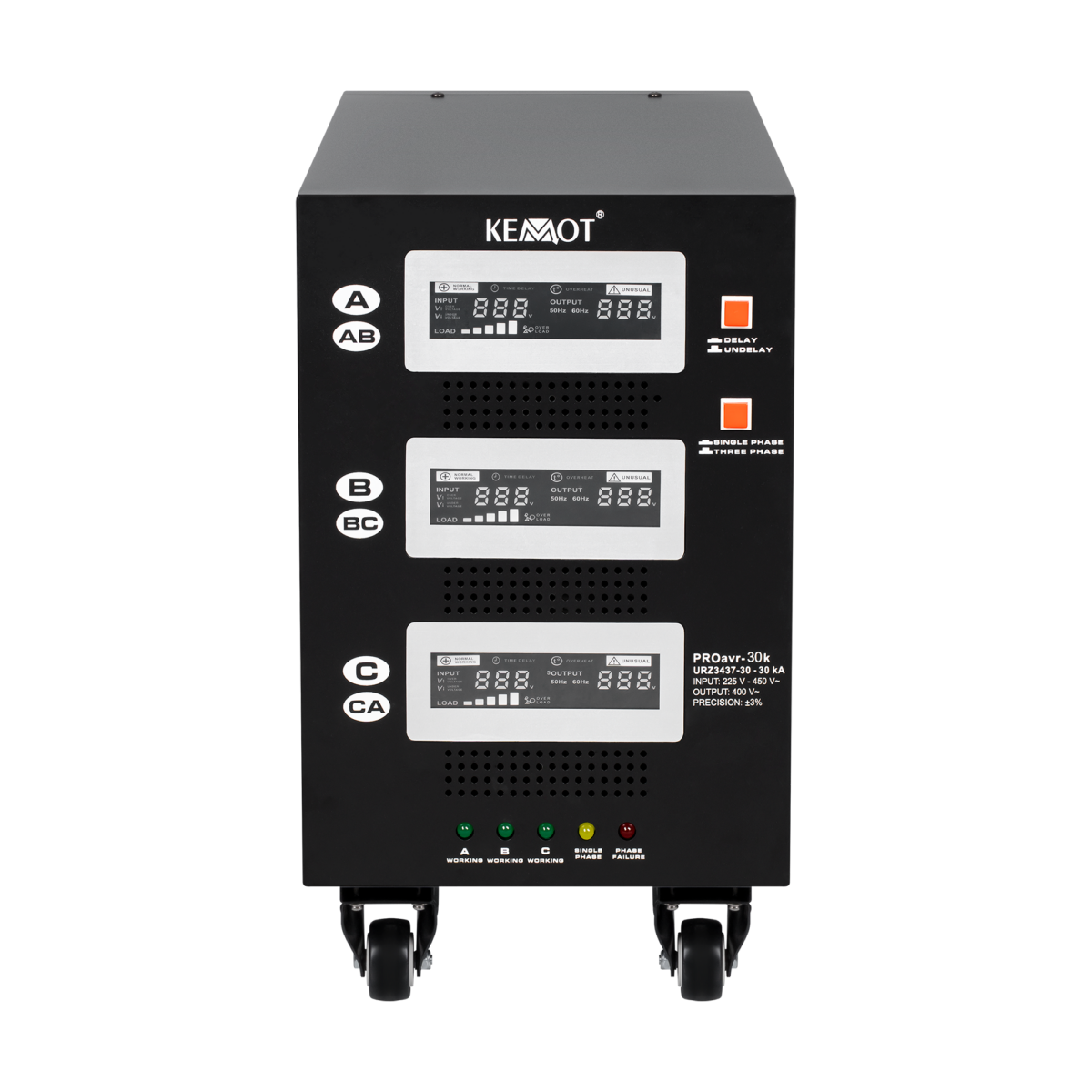 Автоматичний трифазний стабілізатор напруги KEMOT PROavr-30k - Зображення 4