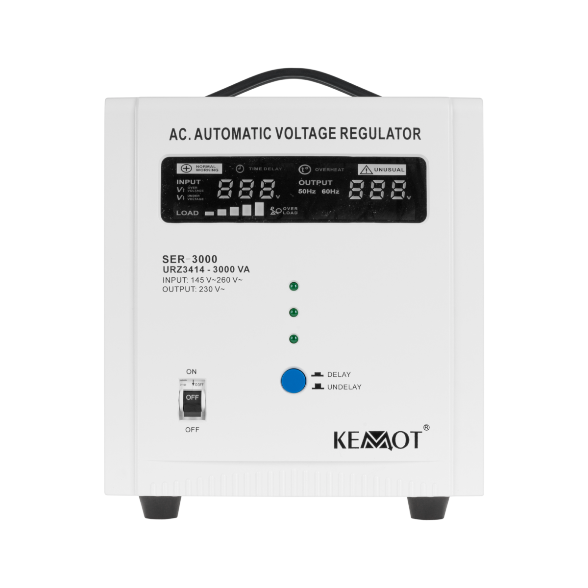 Автоматичний стабілізатор напруги KEMOT SER-3000 - Зображення 2