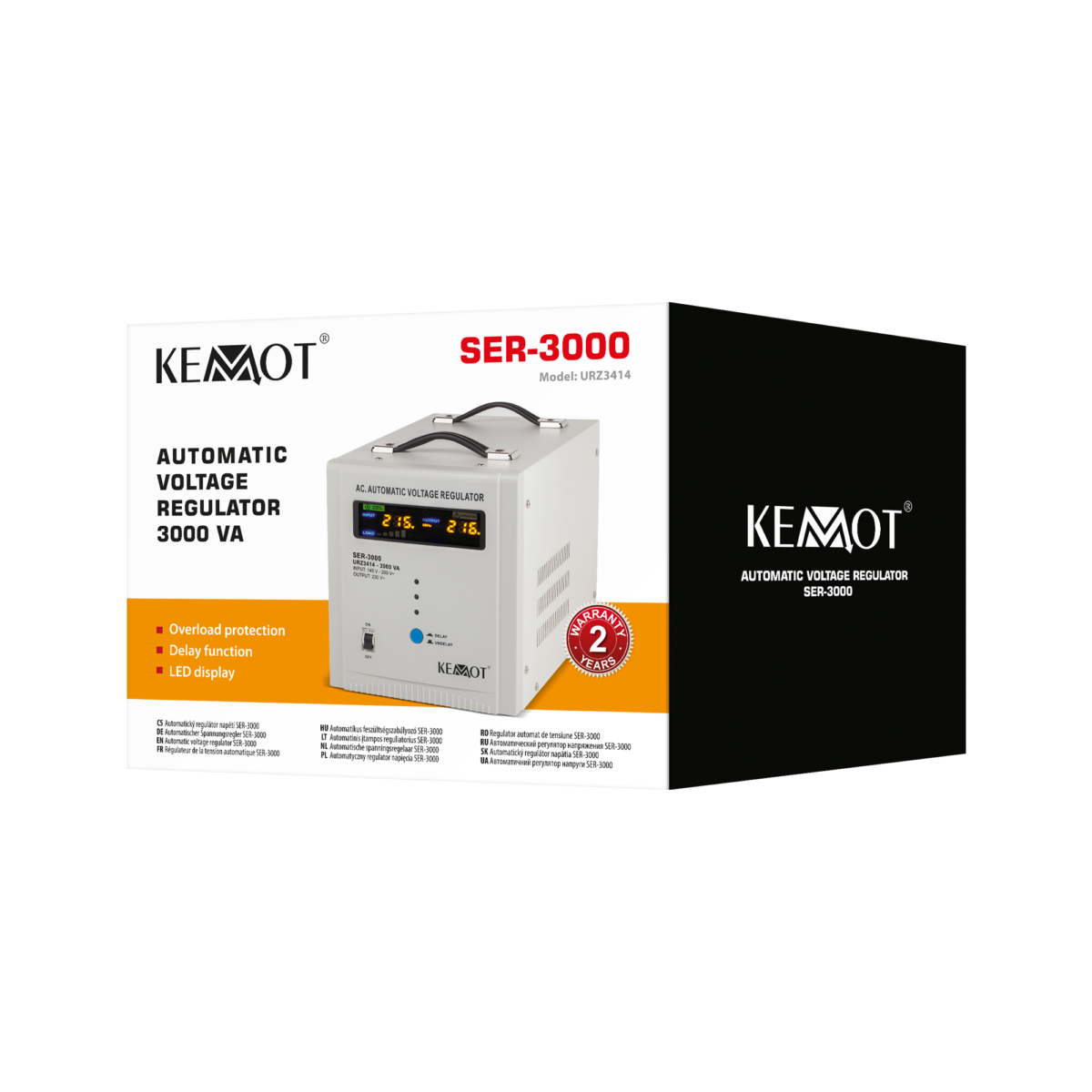 Автоматичний стабілізатор напруги KEMOT SER-3000 - Зображення 5