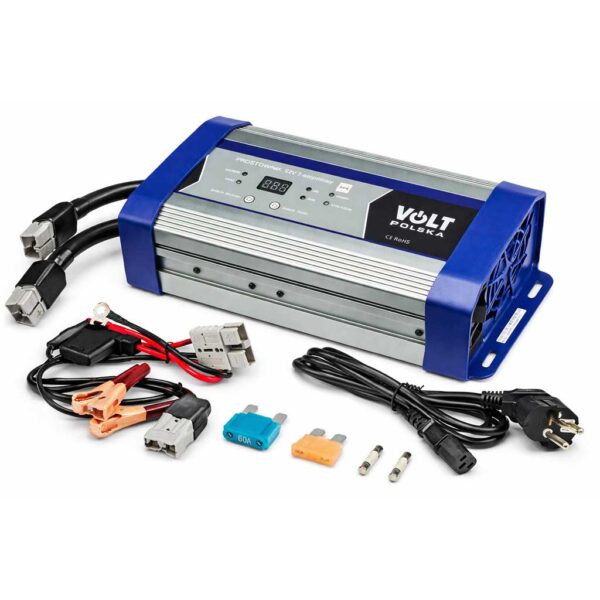 Зарядний пристрій для LiFePO4 AGM GEL акумуляторів Volt Polska 12V 50A 6PRLIFE50A регульований