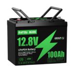 Акумулятор DATOU BOSS 12V 100Ah з BMS, LiFePO4 для сонячних систем, ДБЖ, RV (SP-DT-12V100A-B01-EU)