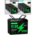 Акумулятор DATOU BOSS 12V 100Ah з BMS, LiFePO4 для сонячних систем, ДБЖ, RV (SP-DT-12V100A-B01-EU) - Зображення 2