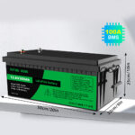 Акумулятор DATOU BOSS 12V 300Ah з BMS, LiFePO4 для сонячних систем, ДБЖ, RV (SP-DT-12V300A-A01-EU) - Зображення 5
