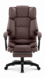 Офісний стілець Hell's Chair HC-1031, Brown екошкіра - Зображення 2