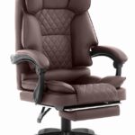 Офісний стілець Hell's Chair HC-1031, Brown екошкіра