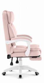 Офісний стілець Hell's Chair HC-1031 Pink тканина - Зображення 3