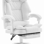 Офісне крісло Hell's Chair HC-1031 White екошкіра