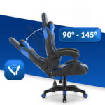 Геймерське крісло Hell's Chair HC-1007 Blue Black - Зображення 7