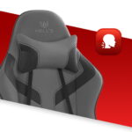 Геймерське крісло Hell's Chair HC-1007 Grey Black - Зображення 3