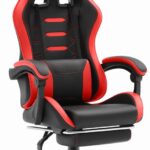 Ігрове крісло Hell's Chair HC-1039 2.0 Red Black екошкіра