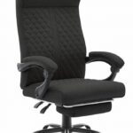 Офісне крісло Hell's Chair HC-1030 Black, чорна тканина