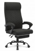 Офісне крісло Hell's Chair HC-1030 Black, чорна тканина