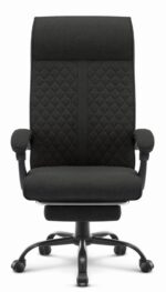 Офісне крісло Hell's Chair HC-1030 Black, чорна тканина - Зображення 2