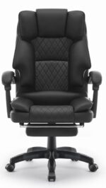 Офісне крісло Hell's Chair HC-1031, Black екошкіра - Зображення 2