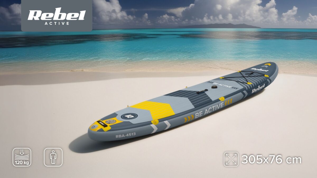 Надувна SUP-дошка Rebel ACTIVE RBA-4513 комплект 305 см - Зображення 13
