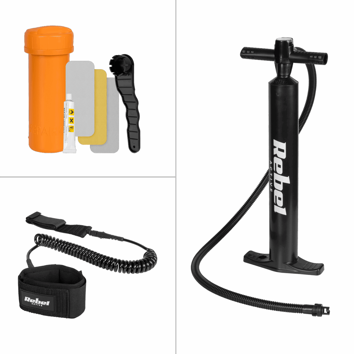Надувна SUP-дошка Rebel ACTIVE RBA-4513 комплект 305 см - Зображення 10