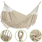 Гамак KRUMAD Boho бежевий 150 x 190 см KMDW24 - Зображення 3