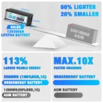 Акумулятор HRBEEnergy LiFePO4 24V/100AH (2560W*h), Smart BMS, Bluetooth APP - Зображення 8