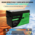 Акумулятор DATOU BOSS 24V 100Ah з BMS, LiFePO4 для сонячних систем, ДБЖ, RV (SP-DT-24V100A-A01-EU) - Зображення 4