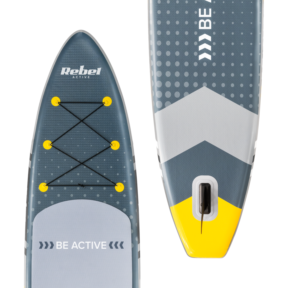 SUP-дошка REBEL ACTIVE RBA-4500 сірого кольору - Зображення 4