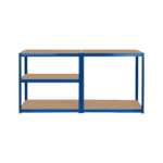 Металевий стелаж Rebel 180x90x40 см на 5 полиць 750 кг RB-1251BL - Зображення 5