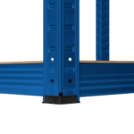 Металевий стелаж Rebel 180x90x40 см на 5 полиць 750 кг RB-1251BL - Зображення 8