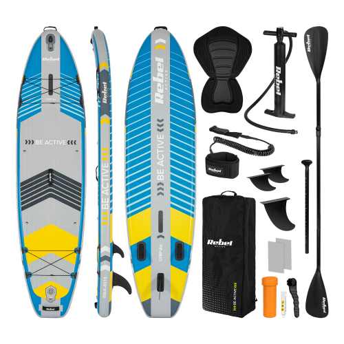 photo_2669300 SUP-дошка REBEL ACTIVE PRO RBA-4518 335 см Блакитна - комплект - Зображення 1