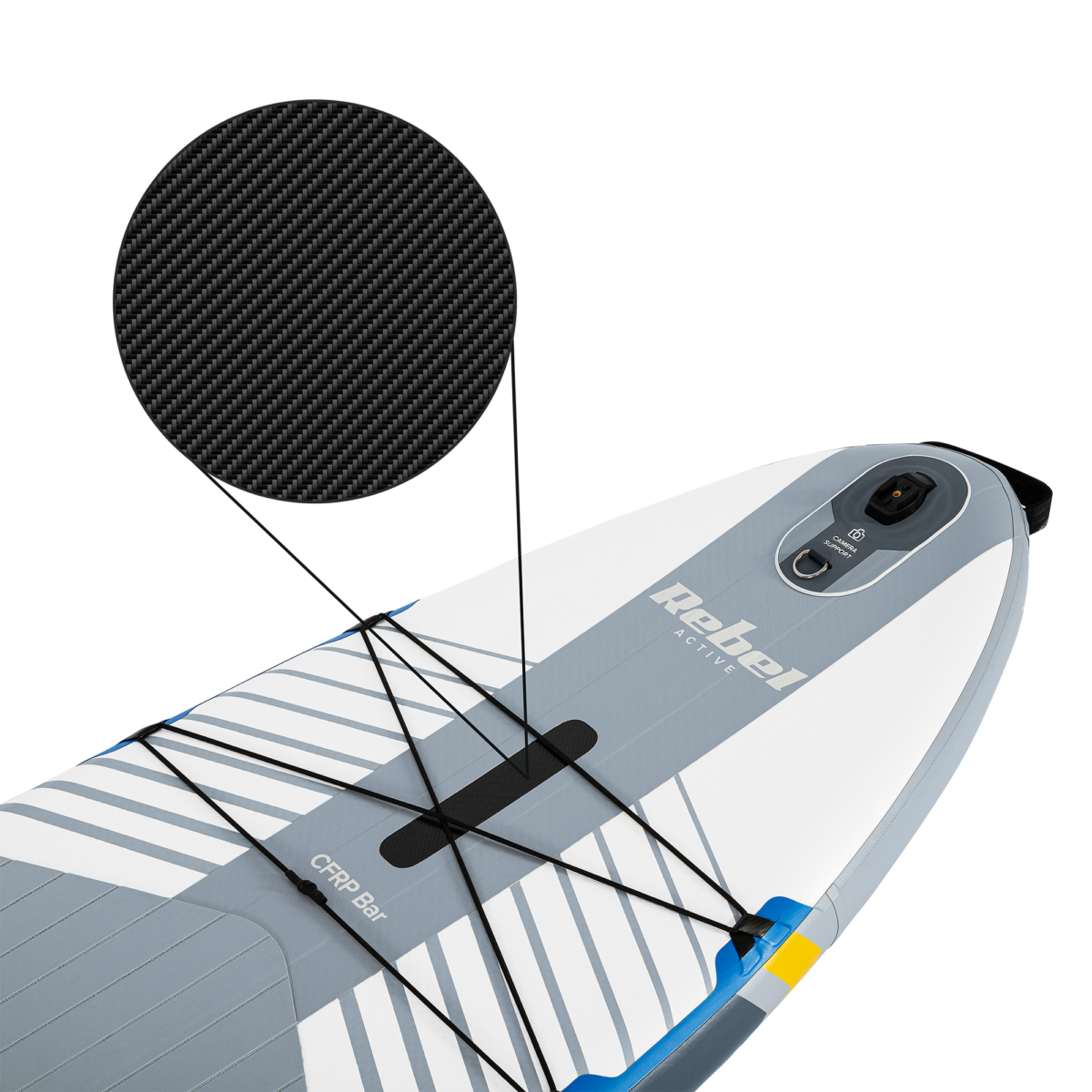 SUP-дошка REBEL ACTIVE PRO RBA-4518 335 см Біла - комплект - Зображення 4