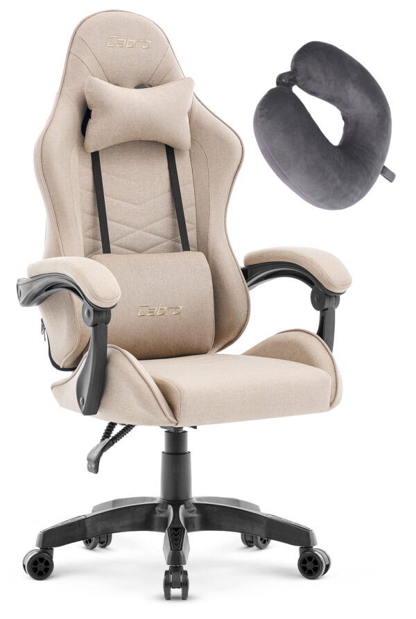 Ігрове крісло Cabro C500 Beige тканина