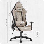 Ігрове крісло Cabro C508 Beige тканина - Зображення 4