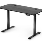Стіл Hell's Chair з електричним регулюванням ,Black Carbon 120x60 см