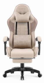 Ігрове крісло Cabro C501 бежеве тканина - Зображення 2