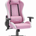 Ігрове крісло Cabro C508 Pink White тканина