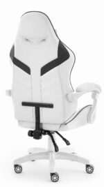 Геймерське крісло Hell's Chair HC-1007 White Black - Зображення 6