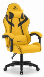 Геймерське крісло Hell's Chair HC-1007 Yellow Black
