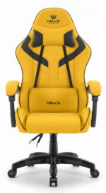 Геймерське крісло Hell's Chair HC-1007 Yellow Black - Зображення 3