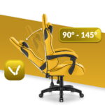 Геймерське крісло Hell's Chair HC-1007 Yellow Black - Зображення 9