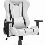 Геймерське крісло Hell's Chair HC-1013 White Black