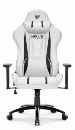 Геймерське крісло Hell's Chair HC-1013 White Black - Зображення 3