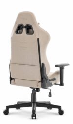 Геймерське крісло Hell's Chair HC-2000 Beige Black тканина - Зображення 4