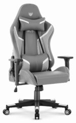 Геймерське крісло Hell's Chair HC-2002 Grey White
