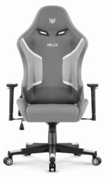 Геймерське крісло Hell's Chair HC-2002 Grey White - Зображення 3