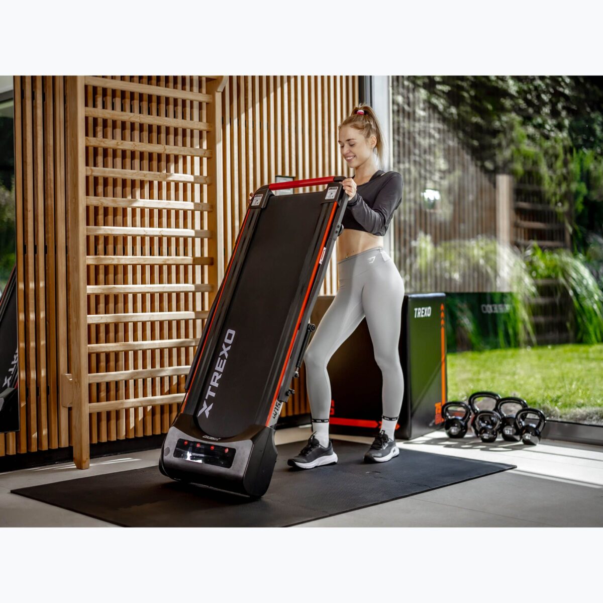 Електрична бігова доріжка XTREXO Walking Pad W150 - Зображення 5